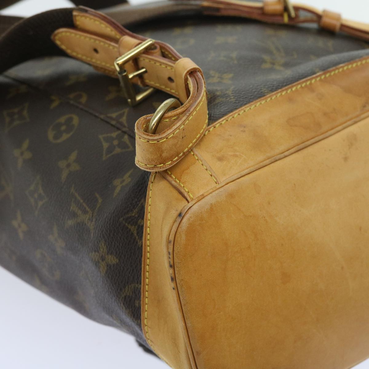 LOUIS VUITTON Monogram Montsouris GM Backpack M51135 LV 55075