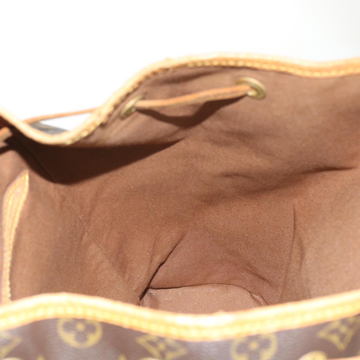 LOUIS VUITTON Monogram Montsouris GM Backpack M51135 LV 55075