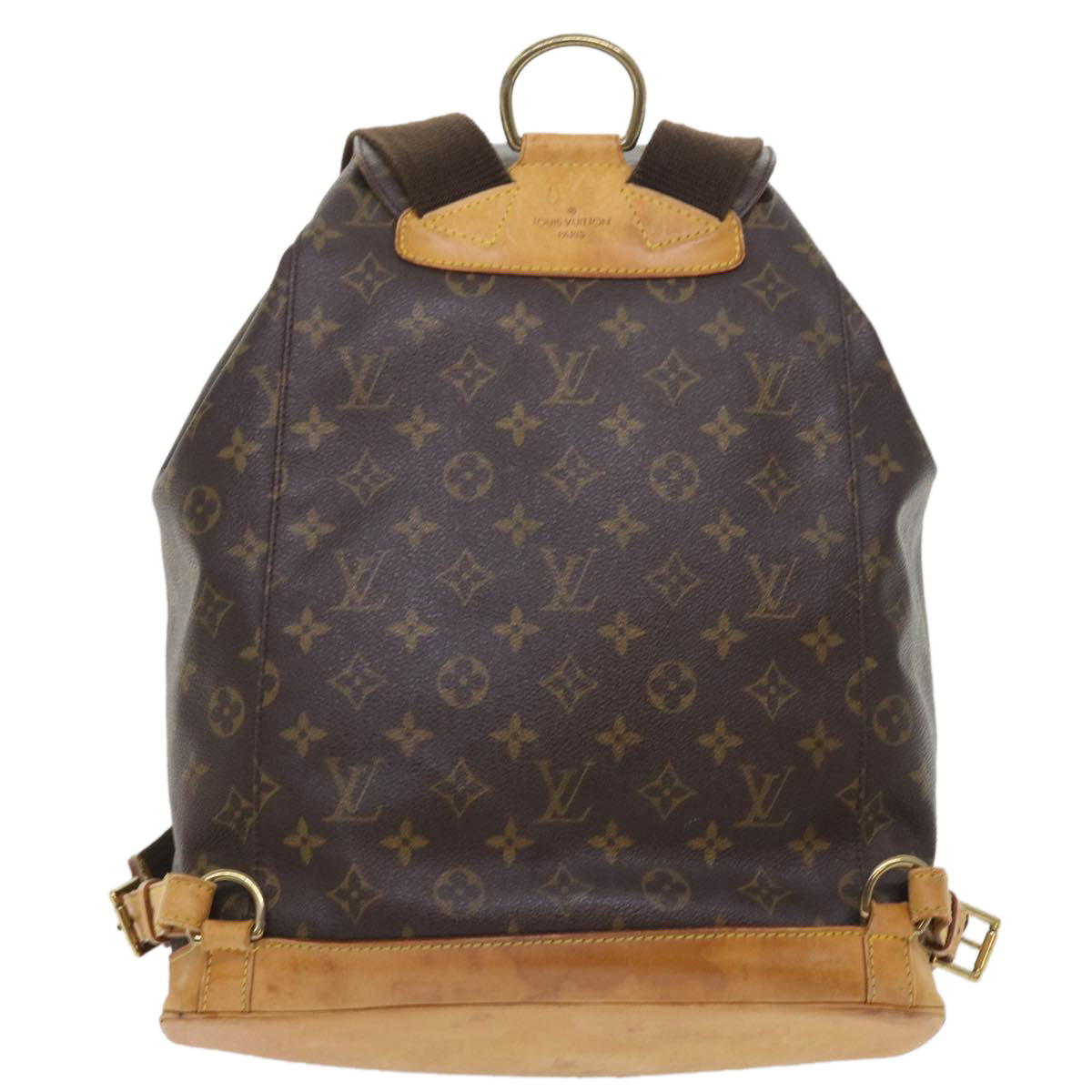 LOUIS VUITTON Monogram Montsouris GM Backpack M51135 LV 55075