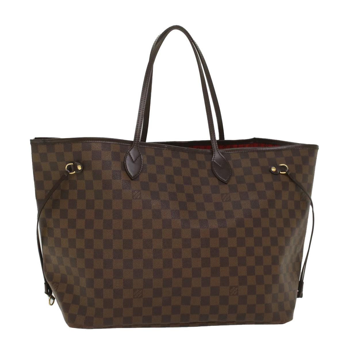 LOUIS VUITTON Damier Ebene Neverfull GM Tote Bag N51106 LV 55081