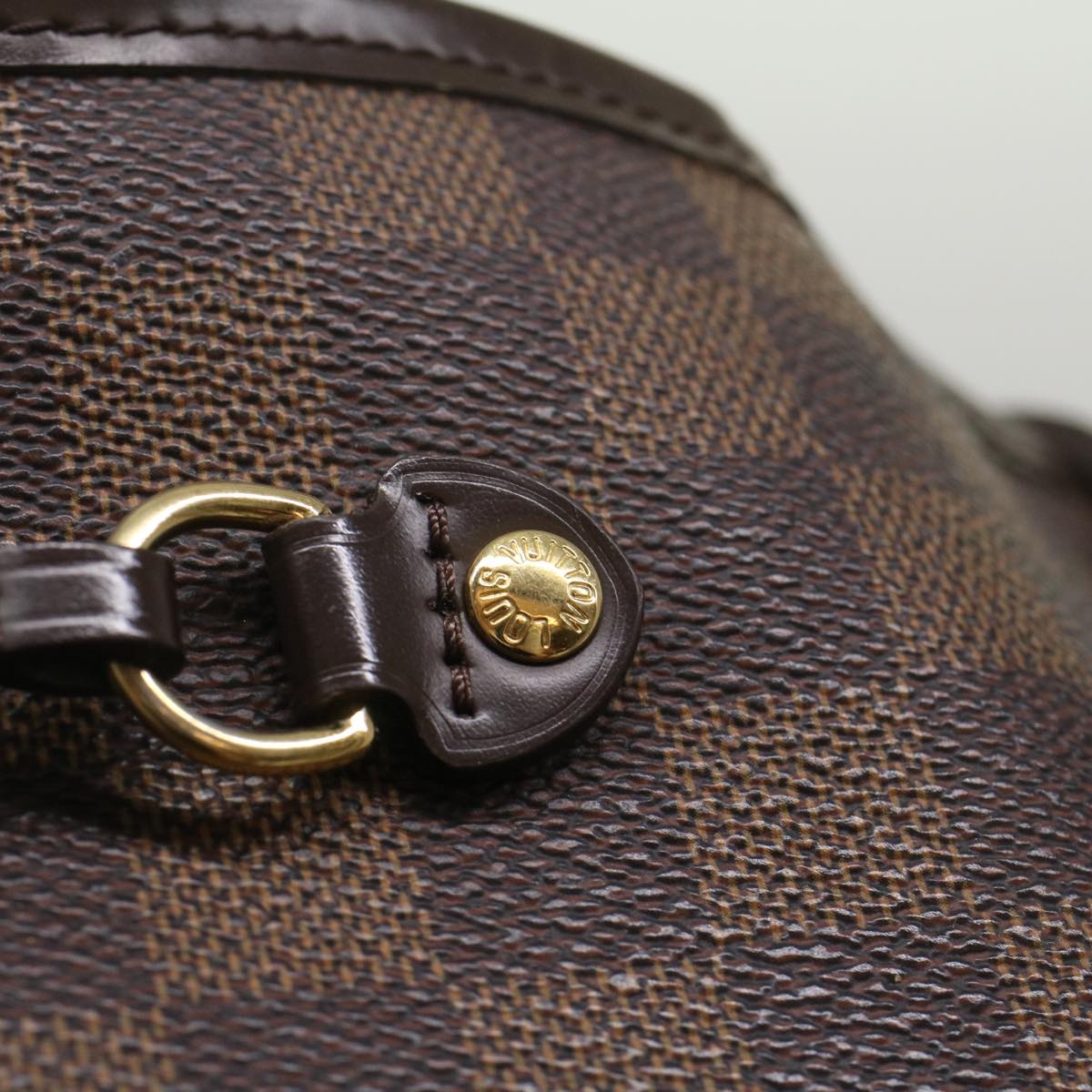 LOUIS VUITTON Damier Ebene Neverfull GM Tote Bag N51106 LV 55081