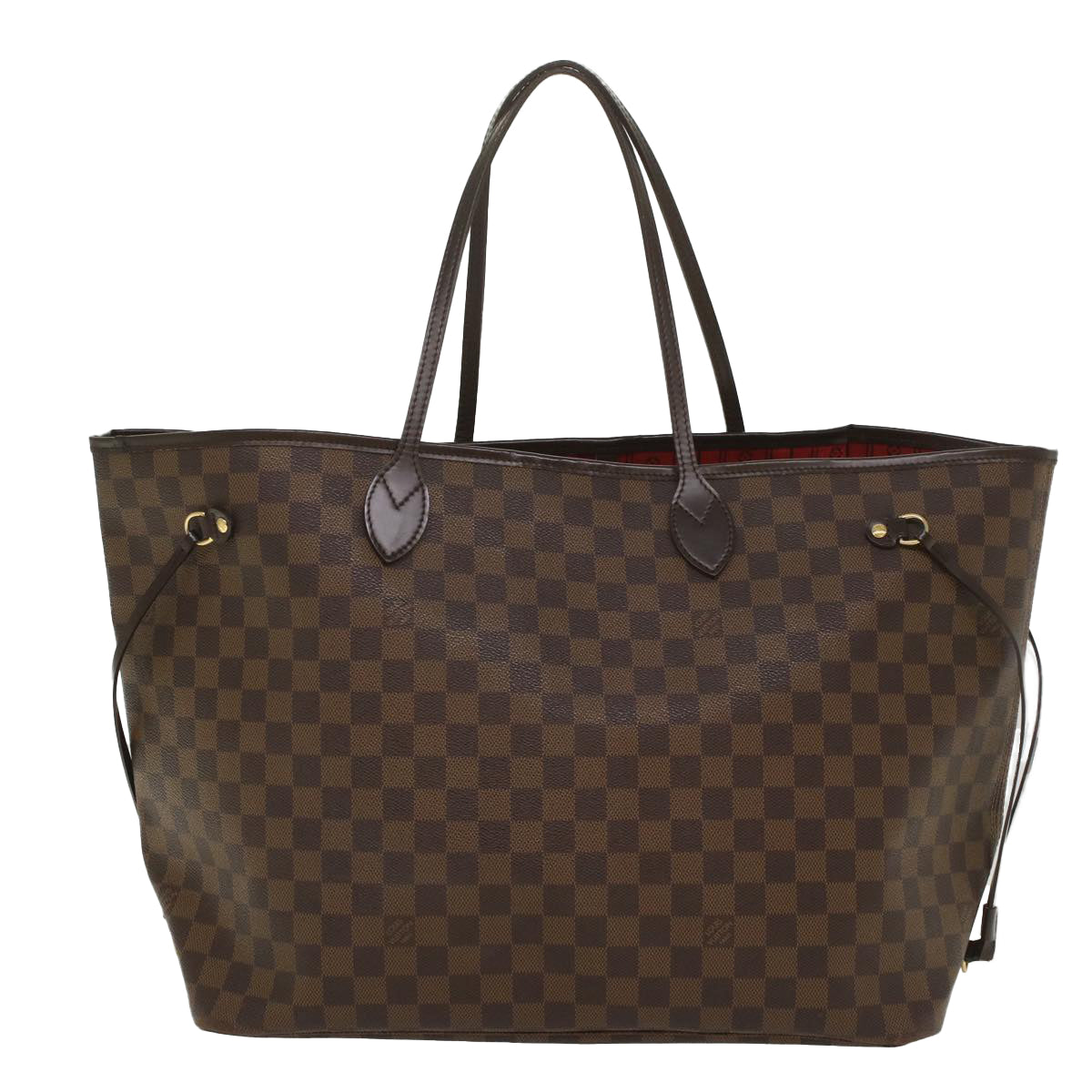 LOUIS VUITTON Damier Ebene Neverfull GM Tote Bag N51106 LV 55081