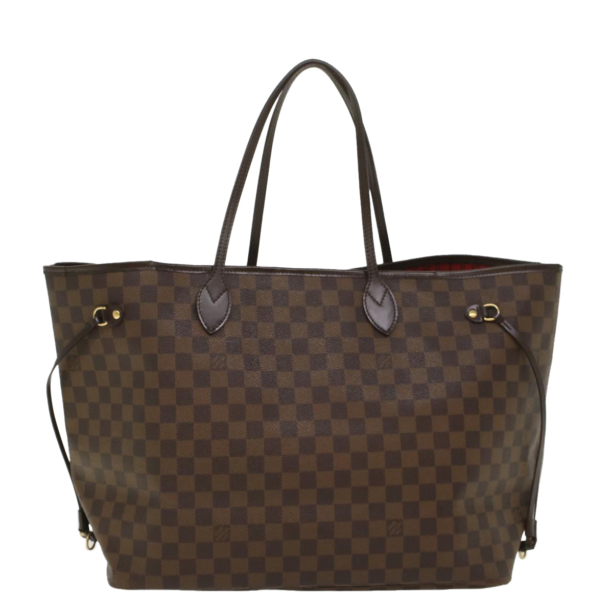 LOUIS VUITTON Damier Ebene Neverfull GM Tote Bag N51106 LV 55081