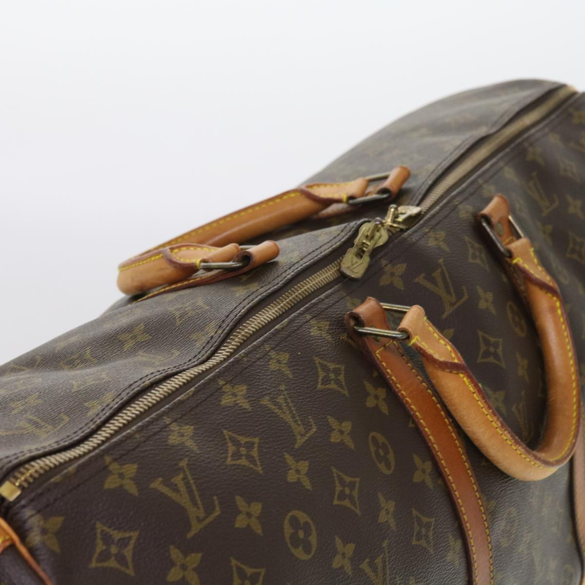 LOUIS VUITTON Monogram Keepall Bandouliere 60 Boston Bag M41412 LV 55086