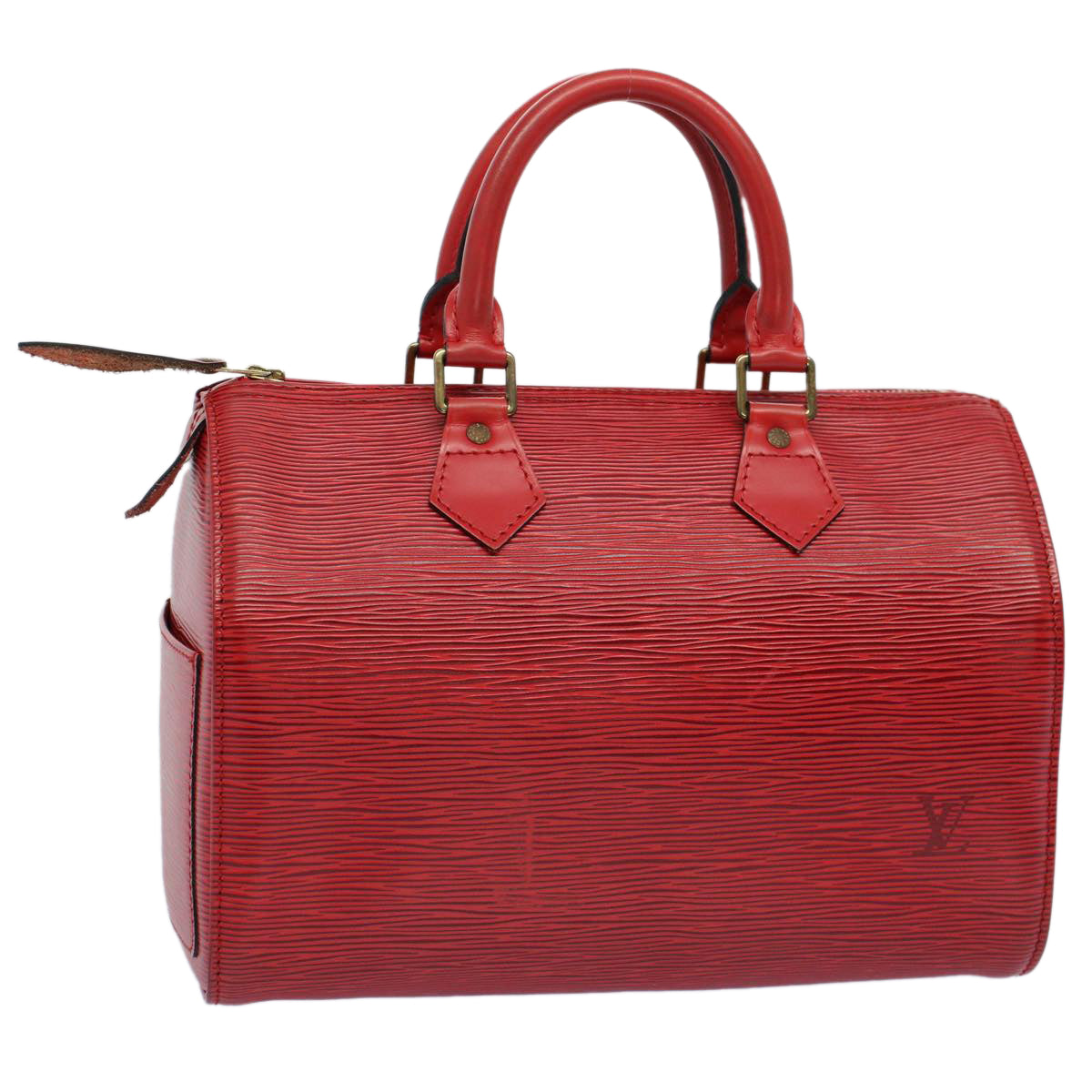 LOUIS VUITTON Epi Speedy 25 Hand Bag Castilian Red M43017 LV 55088