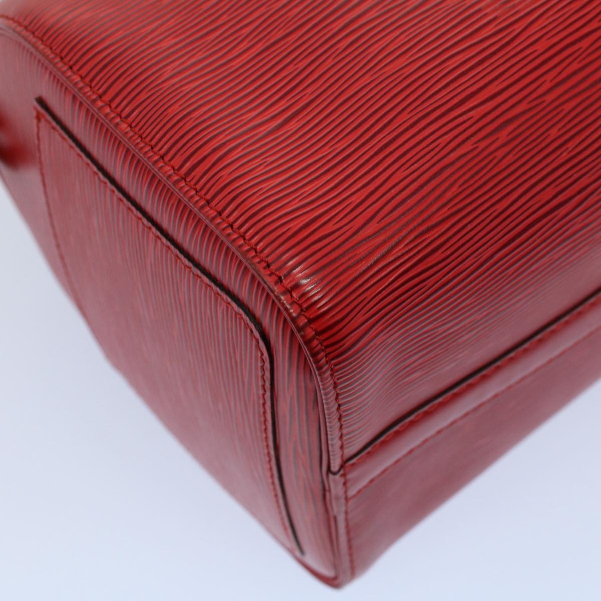 LOUIS VUITTON Epi Speedy 25 Hand Bag Castilian Red M43017 LV 55088