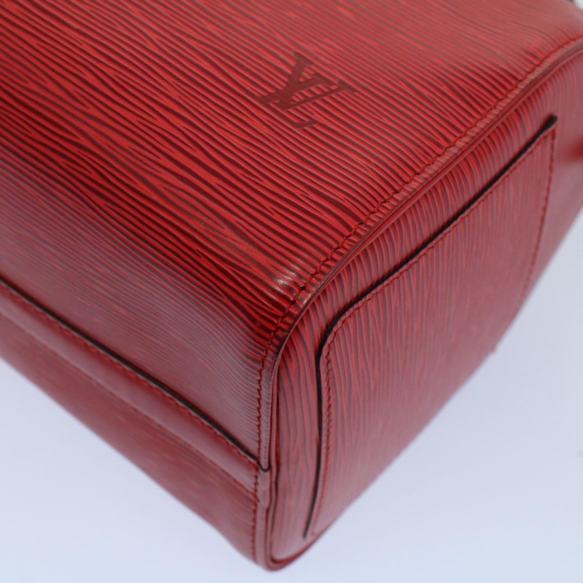 LOUIS VUITTON Epi Speedy 25 Hand Bag Castilian Red M43017 LV 55088