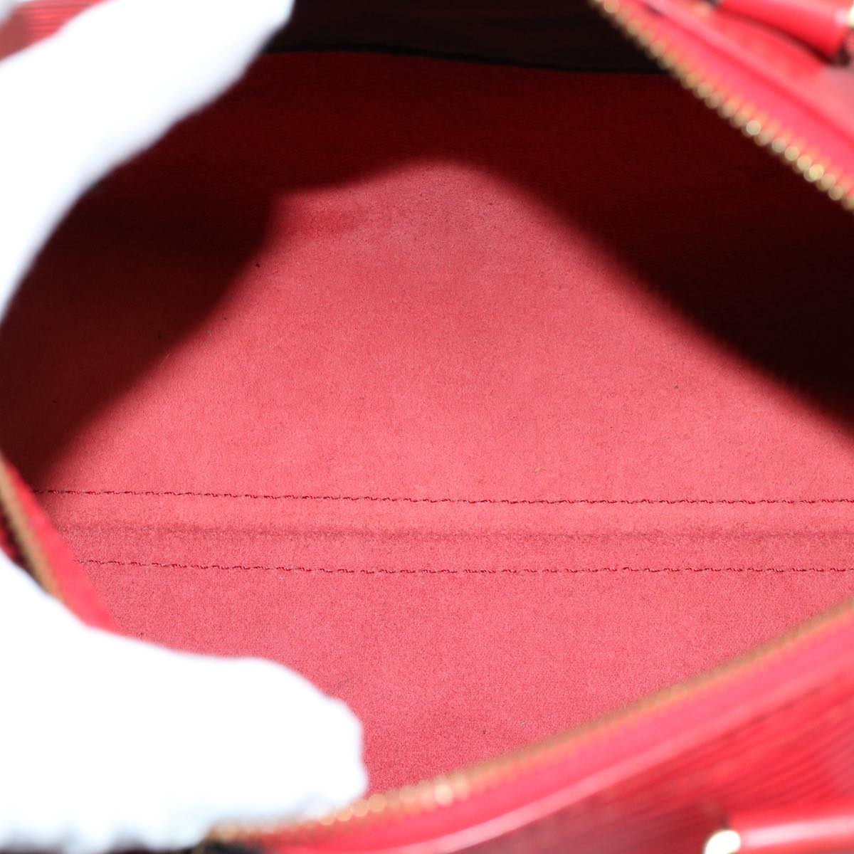 LOUIS VUITTON Epi Speedy 25 Hand Bag Castilian Red M43017 LV 55088