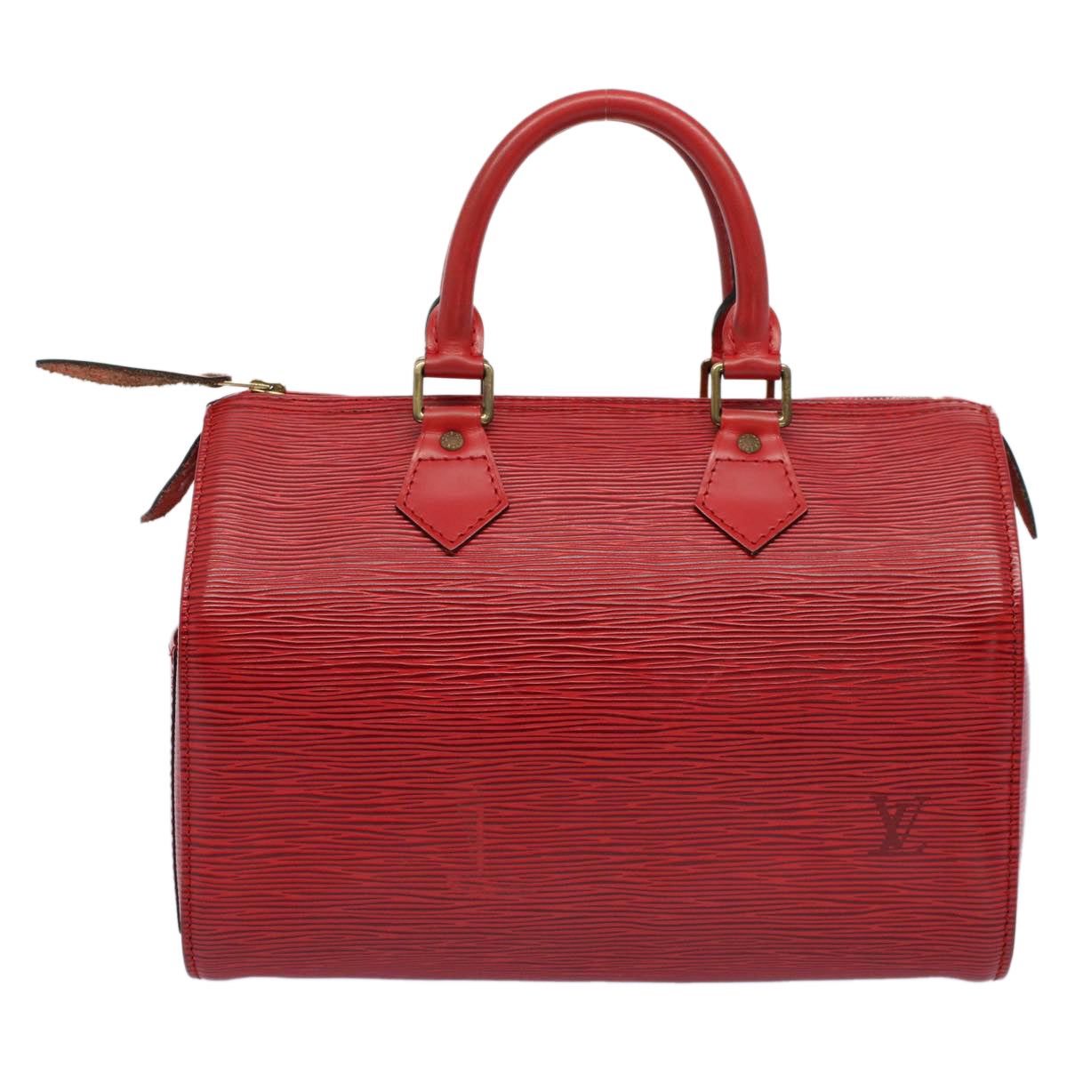 LOUIS VUITTON Epi Speedy 25 Hand Bag Castilian Red M43017 LV 55088