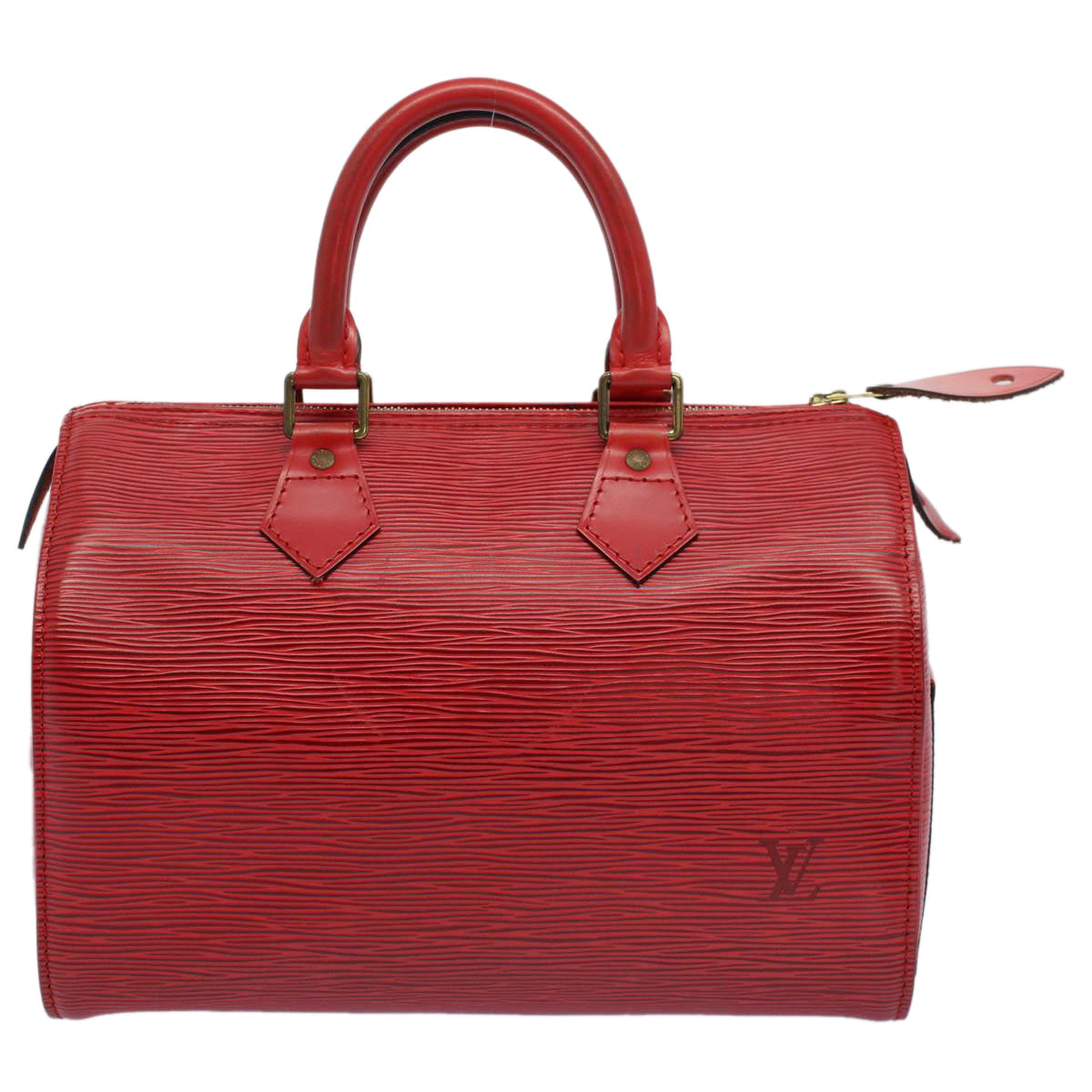 LOUIS VUITTON Epi Speedy 25 Hand Bag Castilian Red M43017 LV 55088