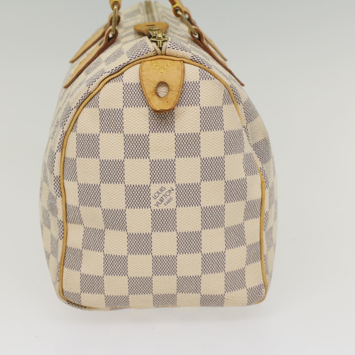 LOUIS VUITTON Damier Azur Speedy 25 Hand Bag N41534 LV 55095