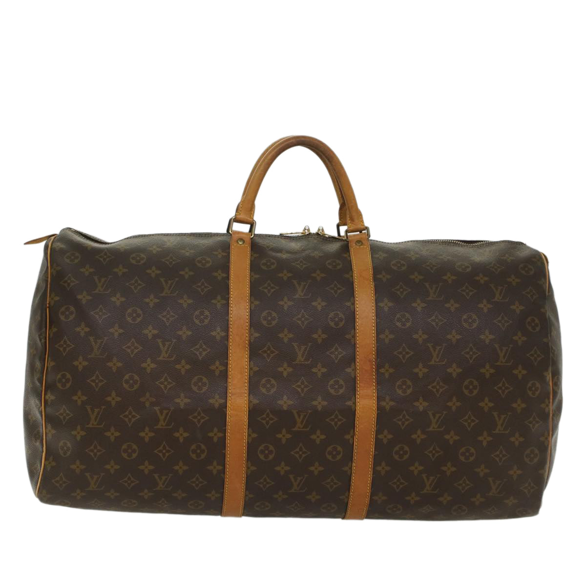 LOUIS VUITTON Monogram Keepall 60 Boston Bag M41422 LV 55098