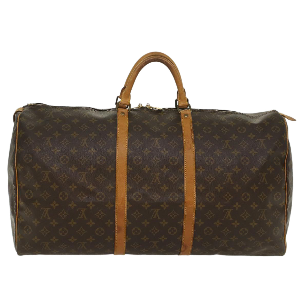LOUIS VUITTON Monogram Keepall 60 Boston Bag M41422 LV 55098