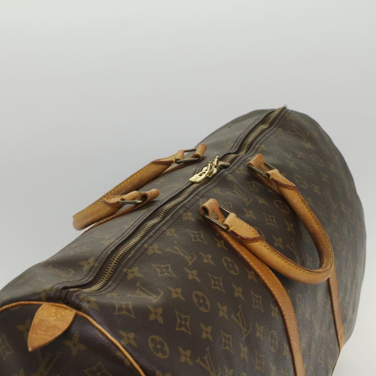 LOUIS VUITTON Monogram Keepall 60 Boston Bag M41422 LV 55098