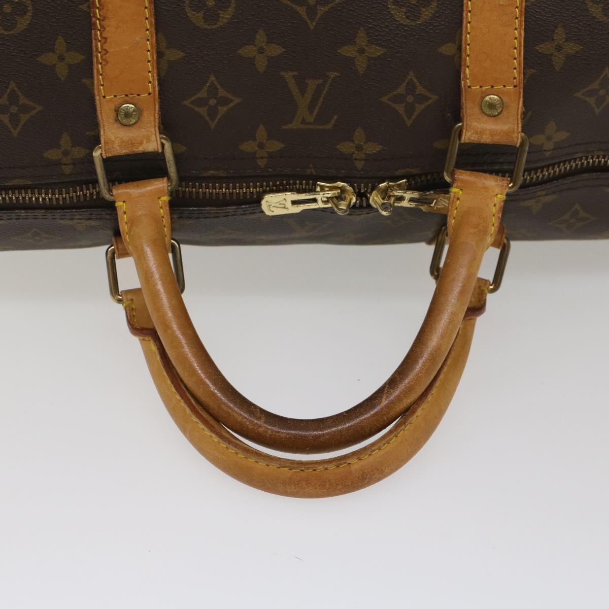 LOUIS VUITTON Monogram Keepall 60 Boston Bag M41422 LV 55098