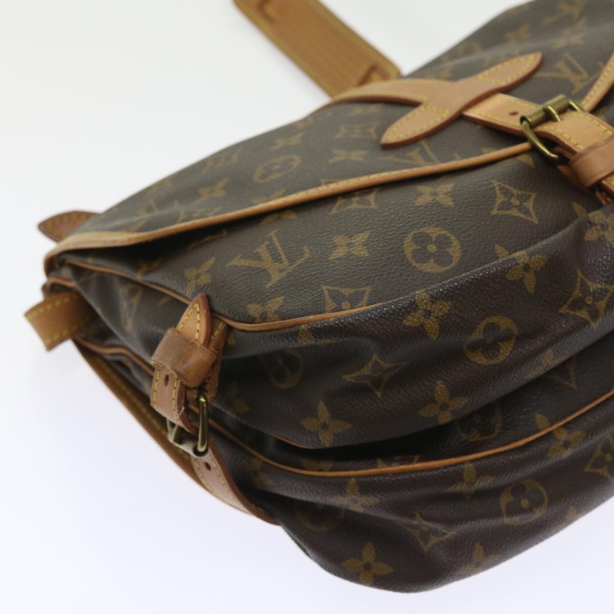 LOUIS VUITTON Monogram Saumur 30 Shoulder Bag M42256 LV 55101