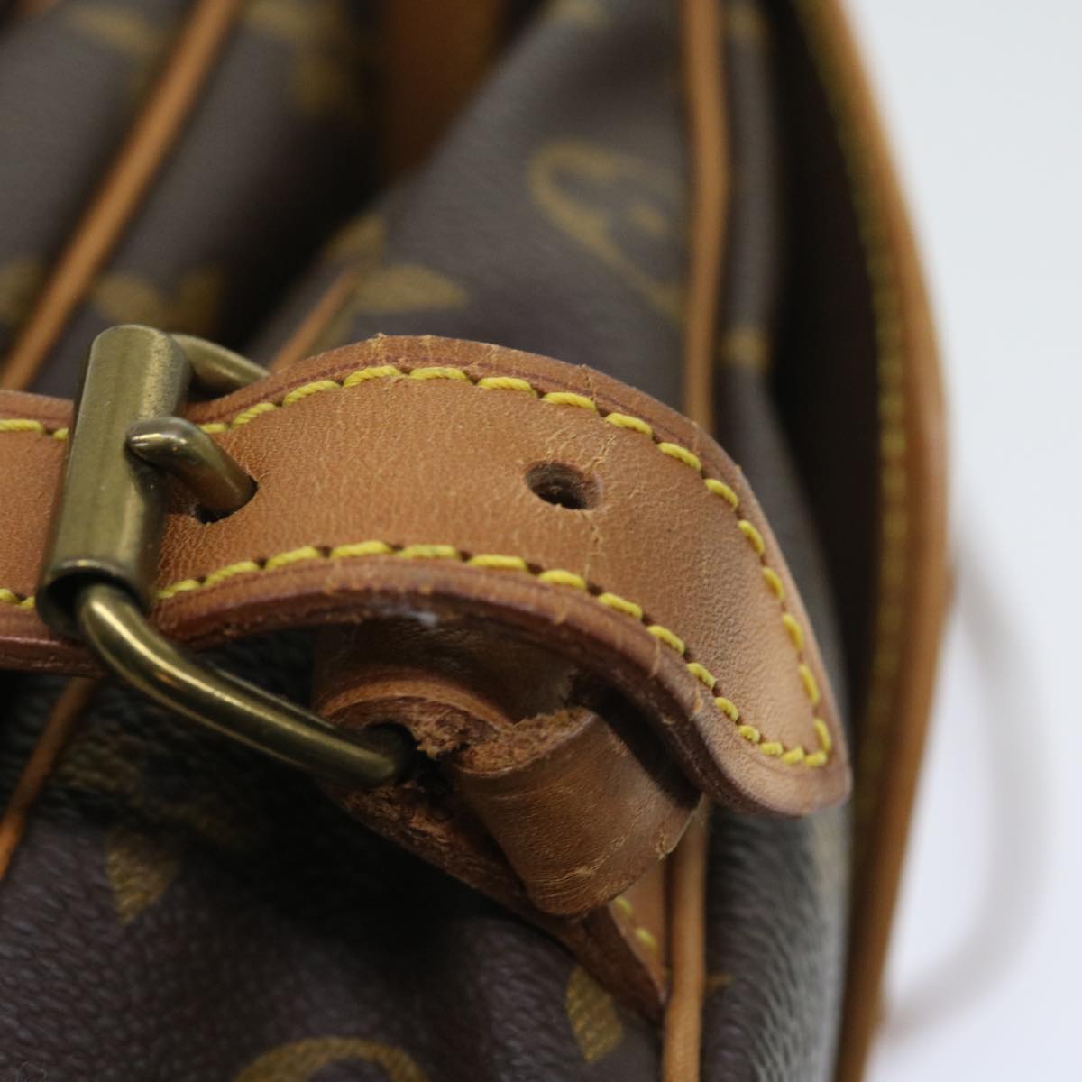 LOUIS VUITTON Monogram Saumur 30 Shoulder Bag M42256 LV 55101