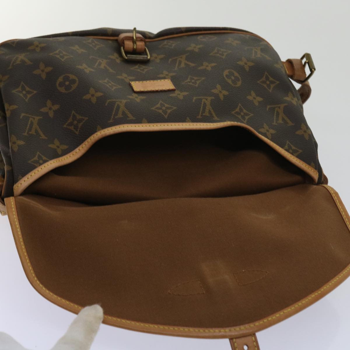LOUIS VUITTON Monogram Saumur 30 Shoulder Bag M42256 LV 55101