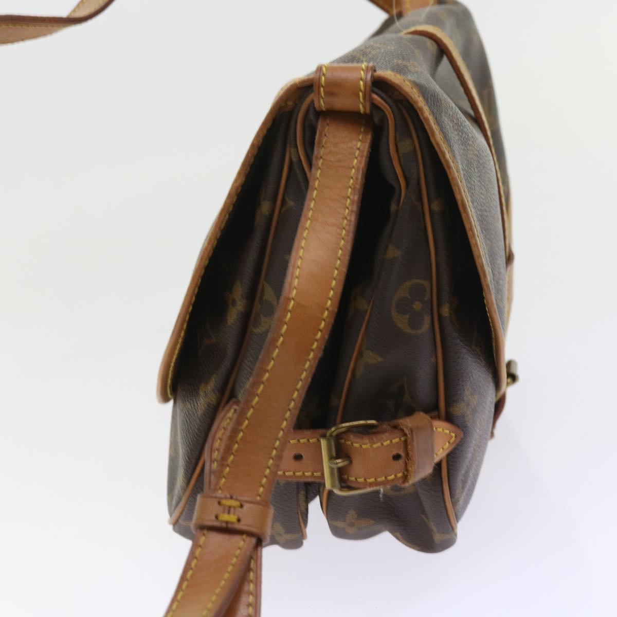LOUIS VUITTON Monogram Saumur 30 Shoulder Bag M42256 LV 55101