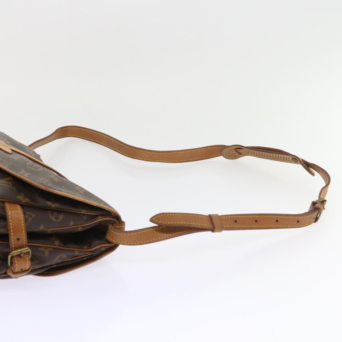 LOUIS VUITTON Monogram Saumur 30 Shoulder Bag M42256 LV 55101