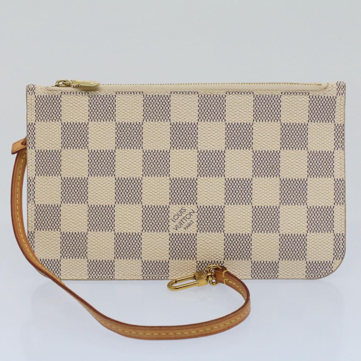 LOUIS VUITTON Damier Azur Neverfull PM Tote Bag N41362 LV 55104