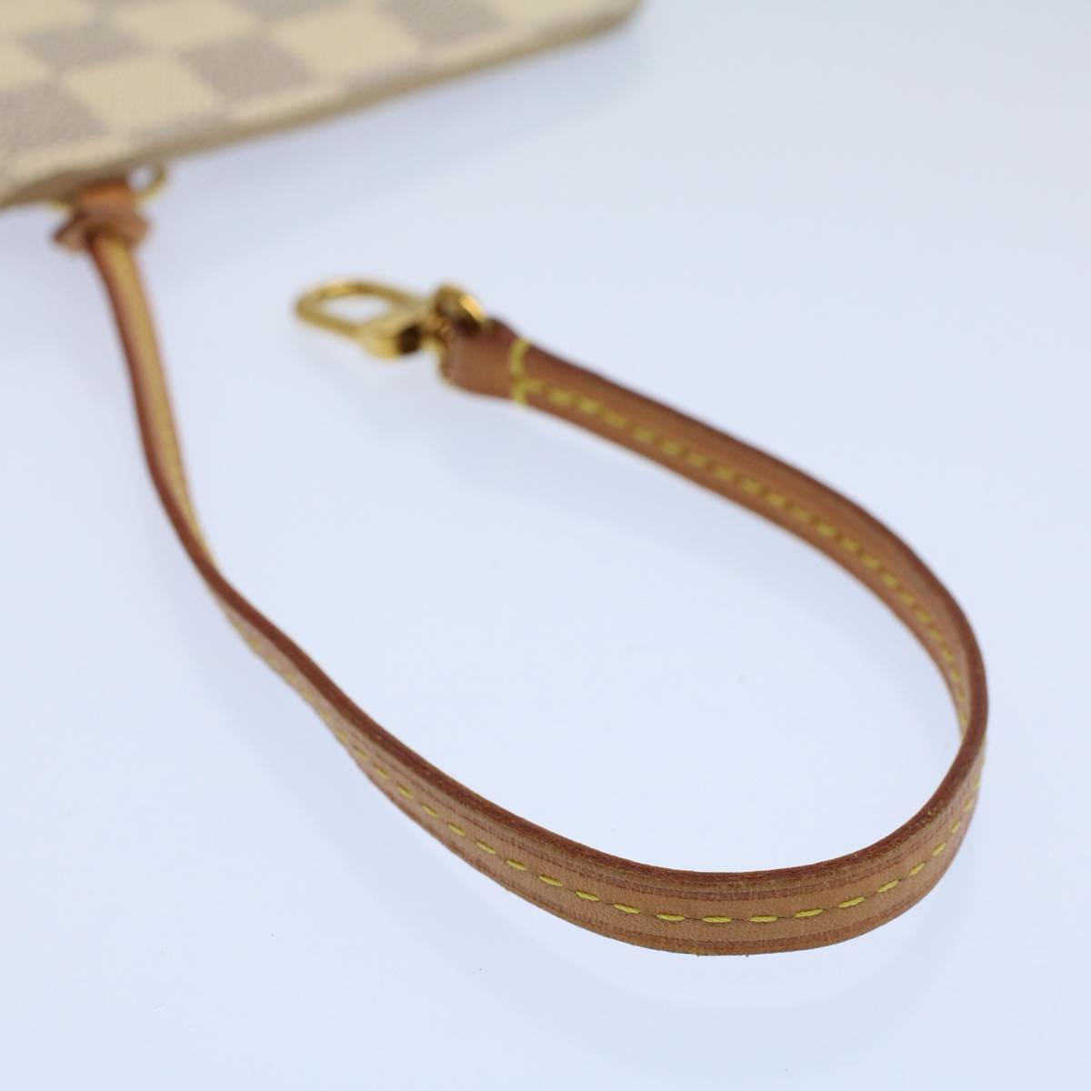 LOUIS VUITTON Damier Azur Neverfull PM Tote Bag N41362 LV 55104