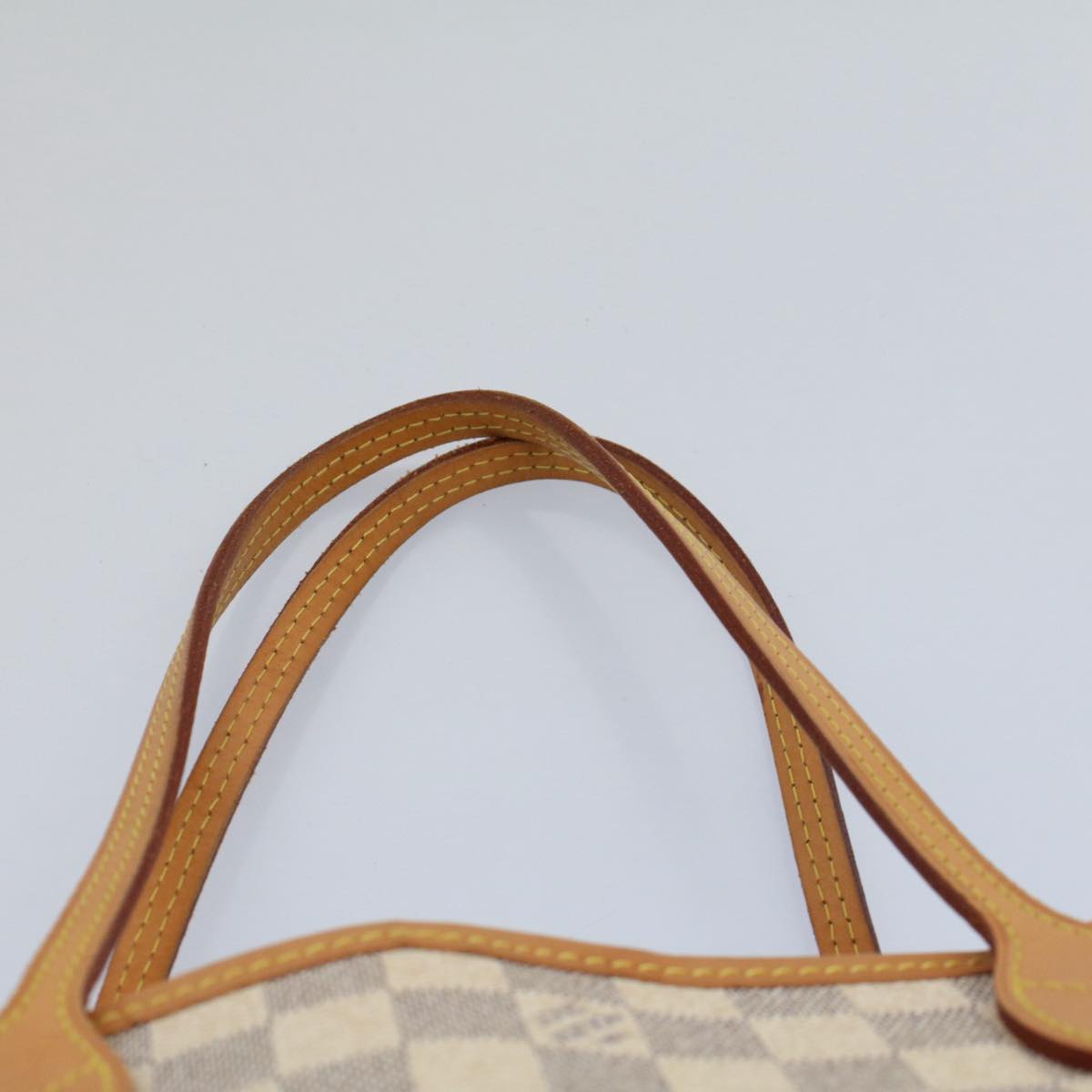 LOUIS VUITTON Damier Azur Neverfull PM Tote Bag N41362 LV 55104