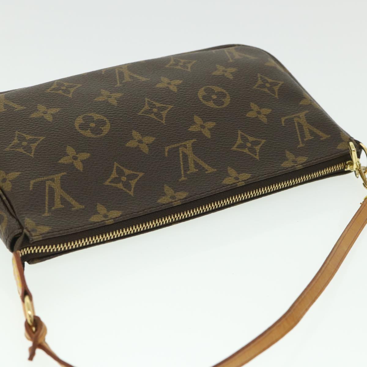 LOUIS VUITTON Monogram Pochette Accessoires Pouch M51980 LV 55106