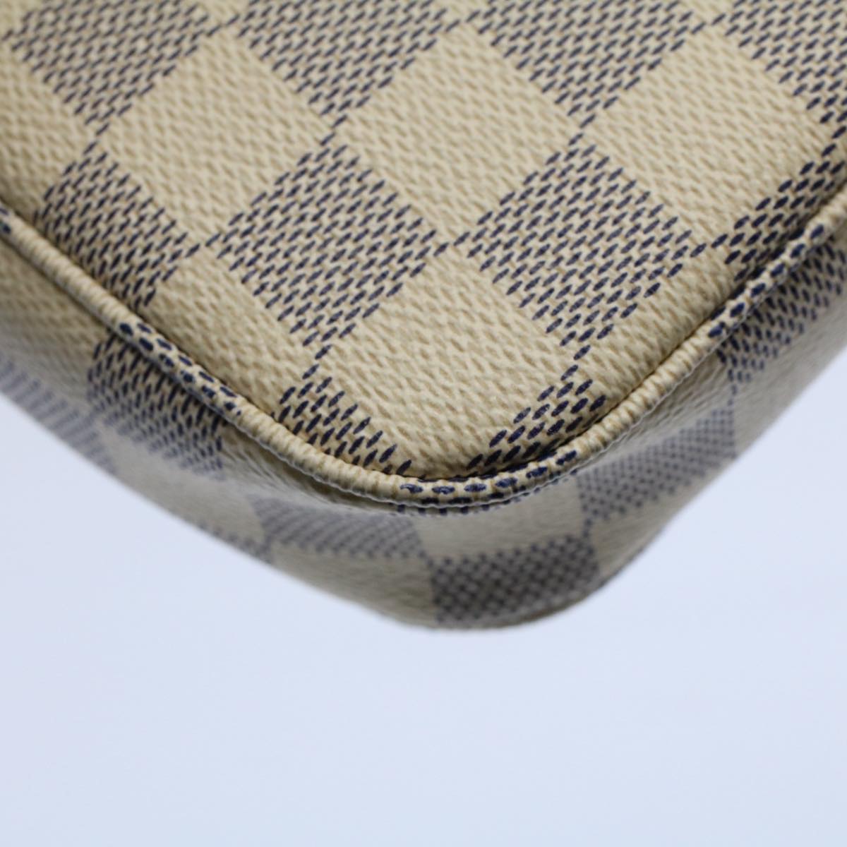 LOUIS VUITTON Damier Azur Pochette Accessoires Pouch N51986 LV 55108A