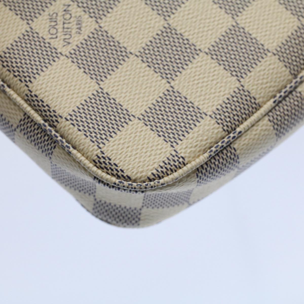 LOUIS VUITTON Damier Azur Pochette Accessoires Pouch N51986 LV 55108A