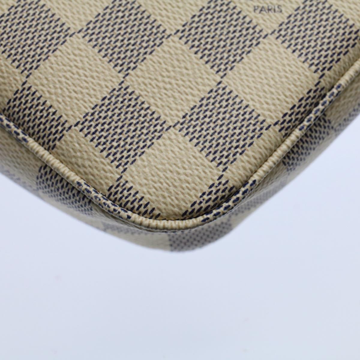 LOUIS VUITTON Damier Azur Pochette Accessoires Pouch N51986 LV 55108A