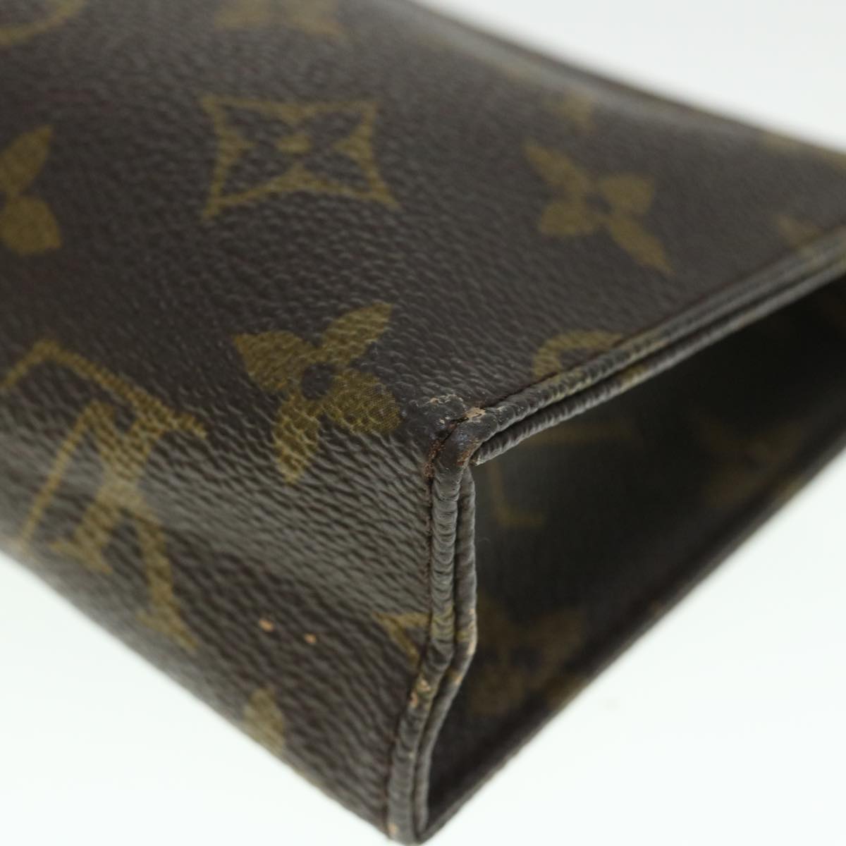 LOUIS VUITTON Monogram Poche Toilette 15 Pouch M47546 LV 55112