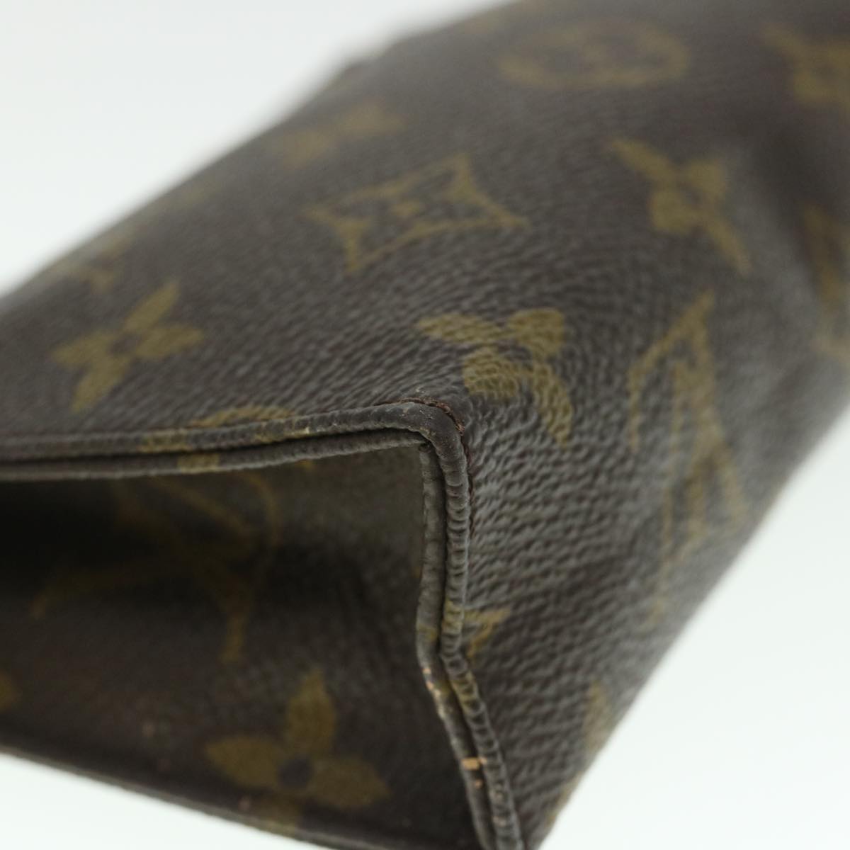 LOUIS VUITTON Monogram Poche Toilette 15 Pouch M47546 LV 55112