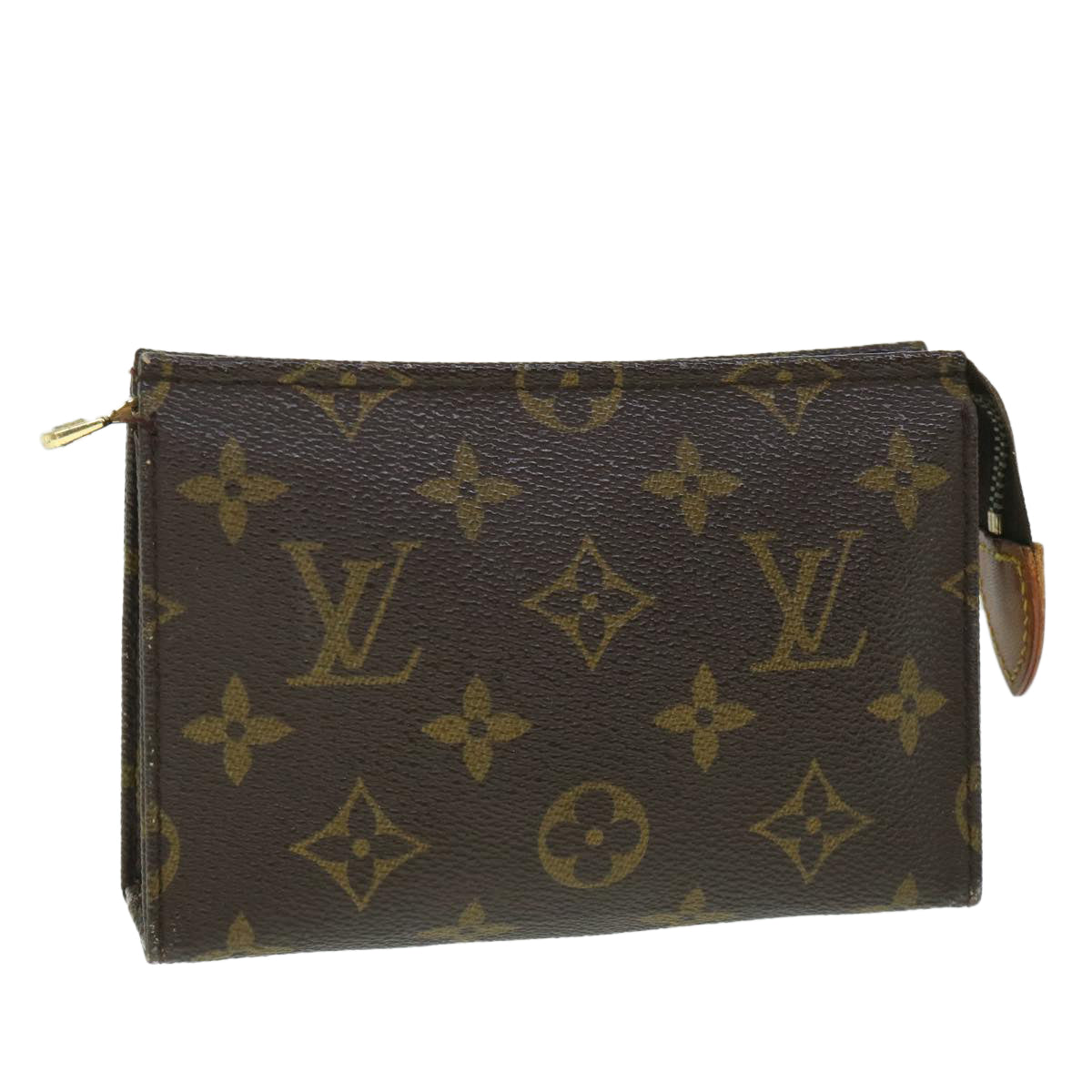 LOUIS VUITTON Monogram Poche Toilette 15 Pouch M47546 LV 55112