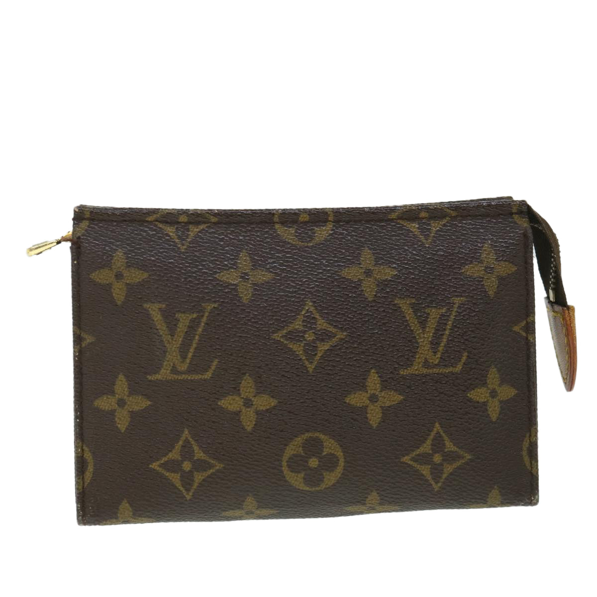 LOUIS VUITTON Monogram Poche Toilette 15 Pouch M47546 LV 55112
