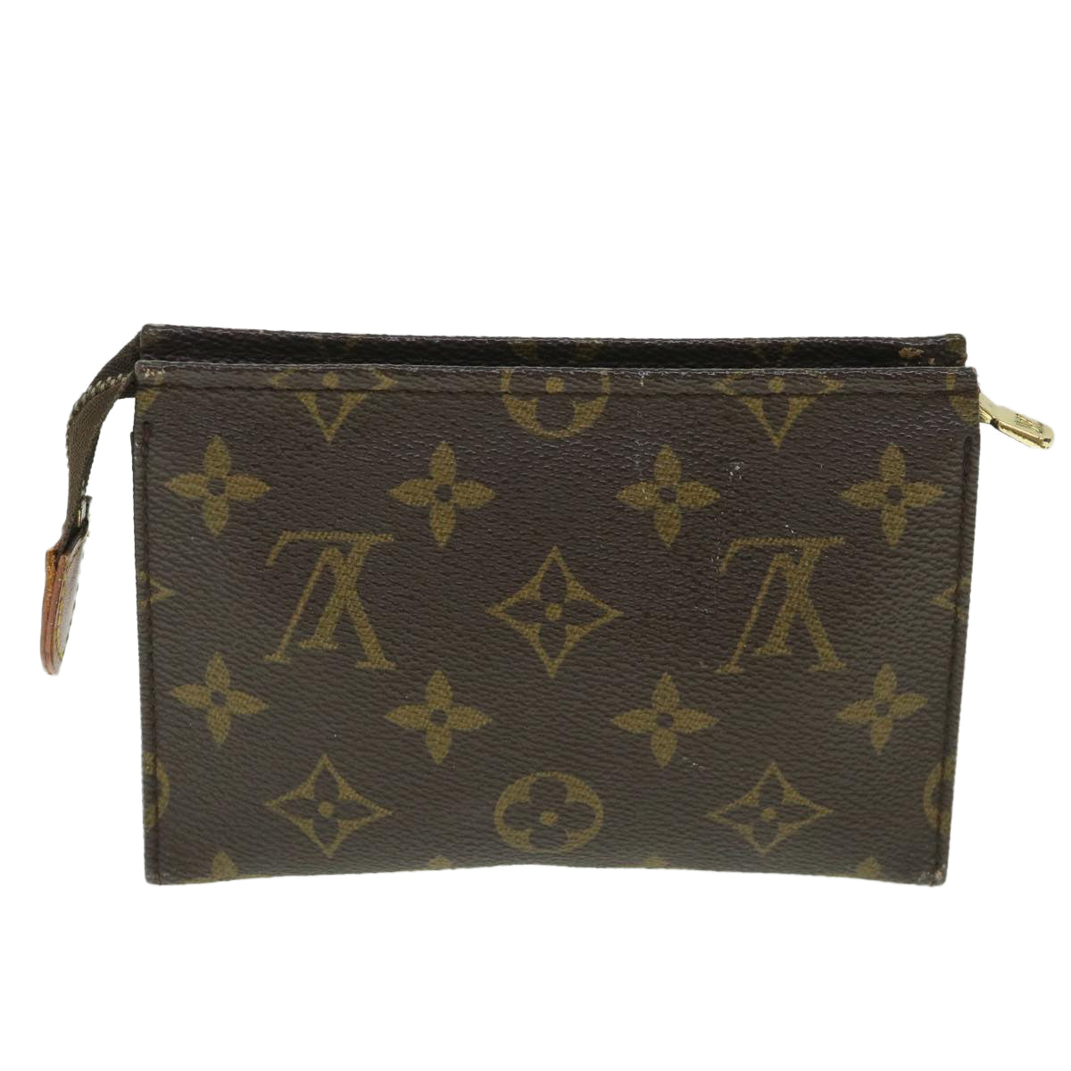 LOUIS VUITTON Monogram Poche Toilette 15 Pouch M47546 LV 55112