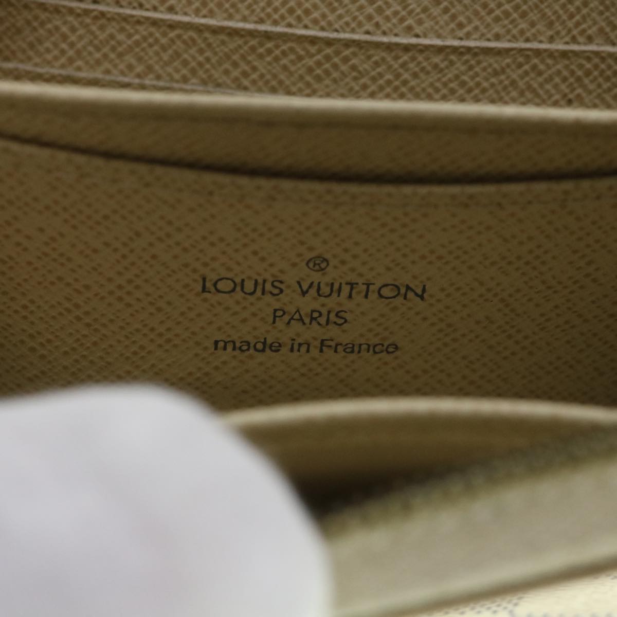LOUIS VUITTON Damier Azur Zippy Coin Purse N60138 LV 55114