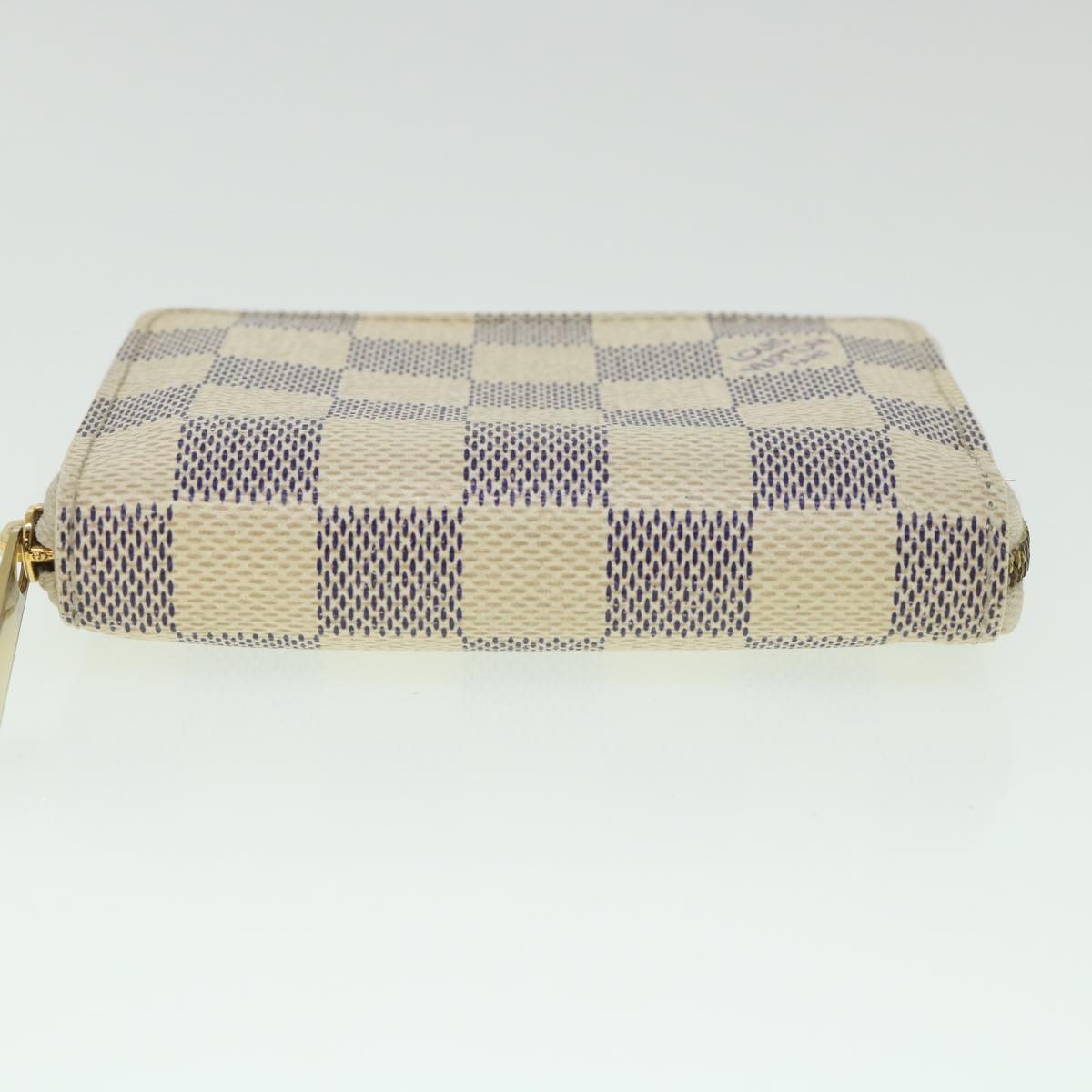LOUIS VUITTON Damier Azur Zippy Coin Purse N60138 LV 55114