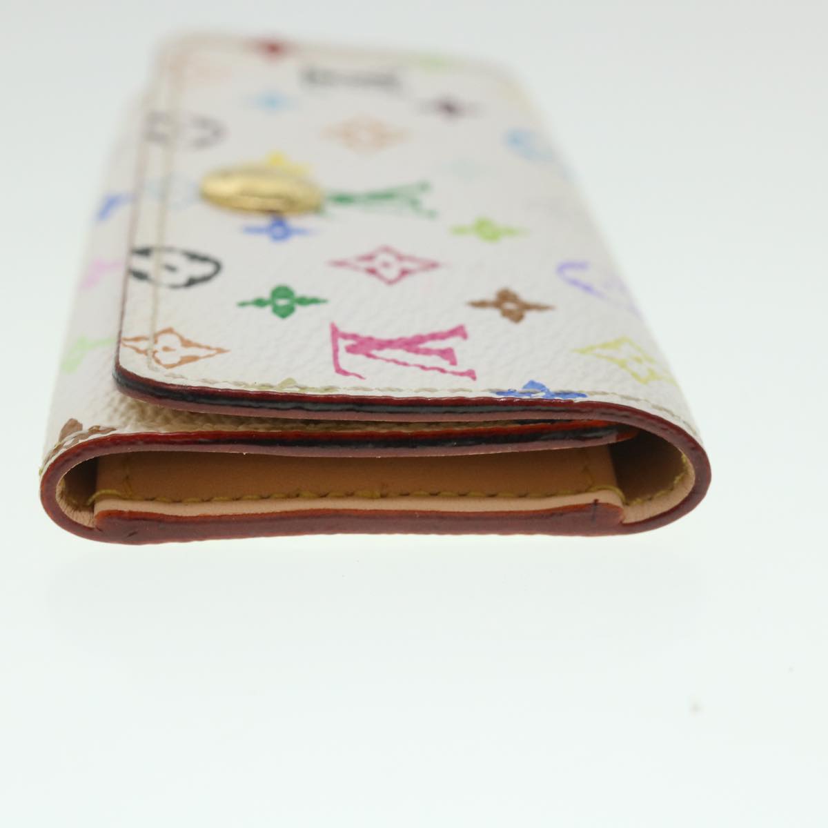 LOUIS VUITTON Monogram Multicolor Multi Cles 4 Keys Case White M60043 55115