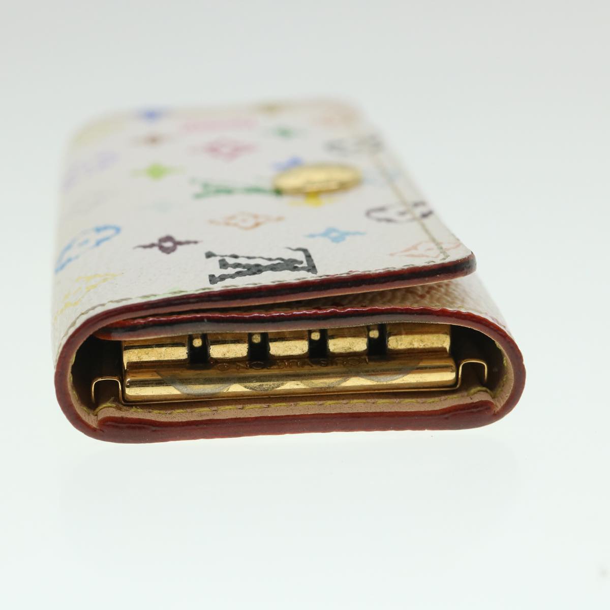 LOUIS VUITTON Monogram Multicolor Multi Cles 4 Keys Case White M60043 55115
