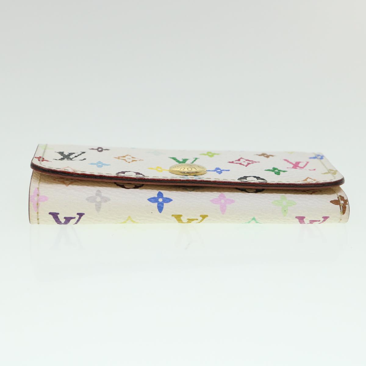 LOUIS VUITTON Monogram Multicolor Multi Cles 4 Keys Case White M60043 55115
