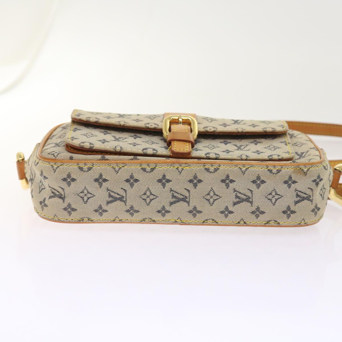 LOUIS VUITTON Monogram Mini Juliet MM Shoulder Bag Blue M92004 LV 55117
