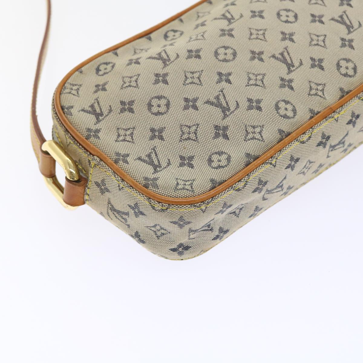 LOUIS VUITTON Monogram Mini Juliet MM Shoulder Bag Blue M92004 LV 55117