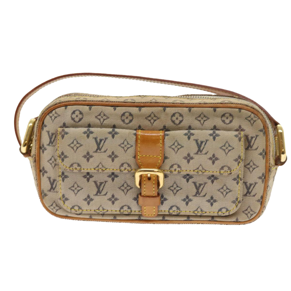 LOUIS VUITTON Monogram Mini Juliet MM Shoulder Bag Blue M92004 LV 55117