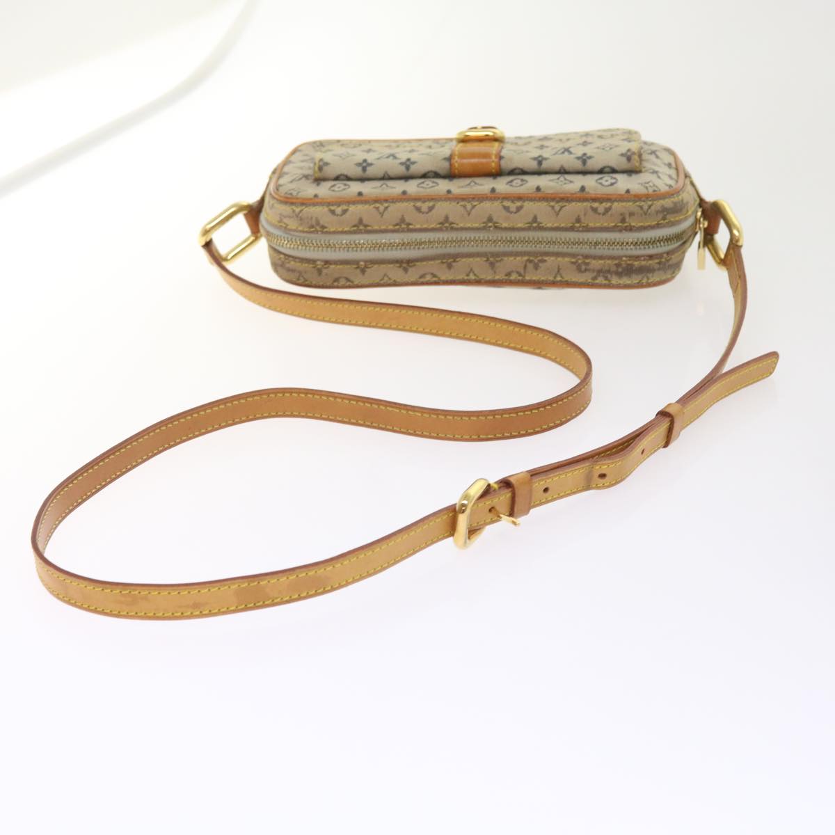 LOUIS VUITTON Monogram Mini Juliet MM Shoulder Bag Blue M92004 LV 55117