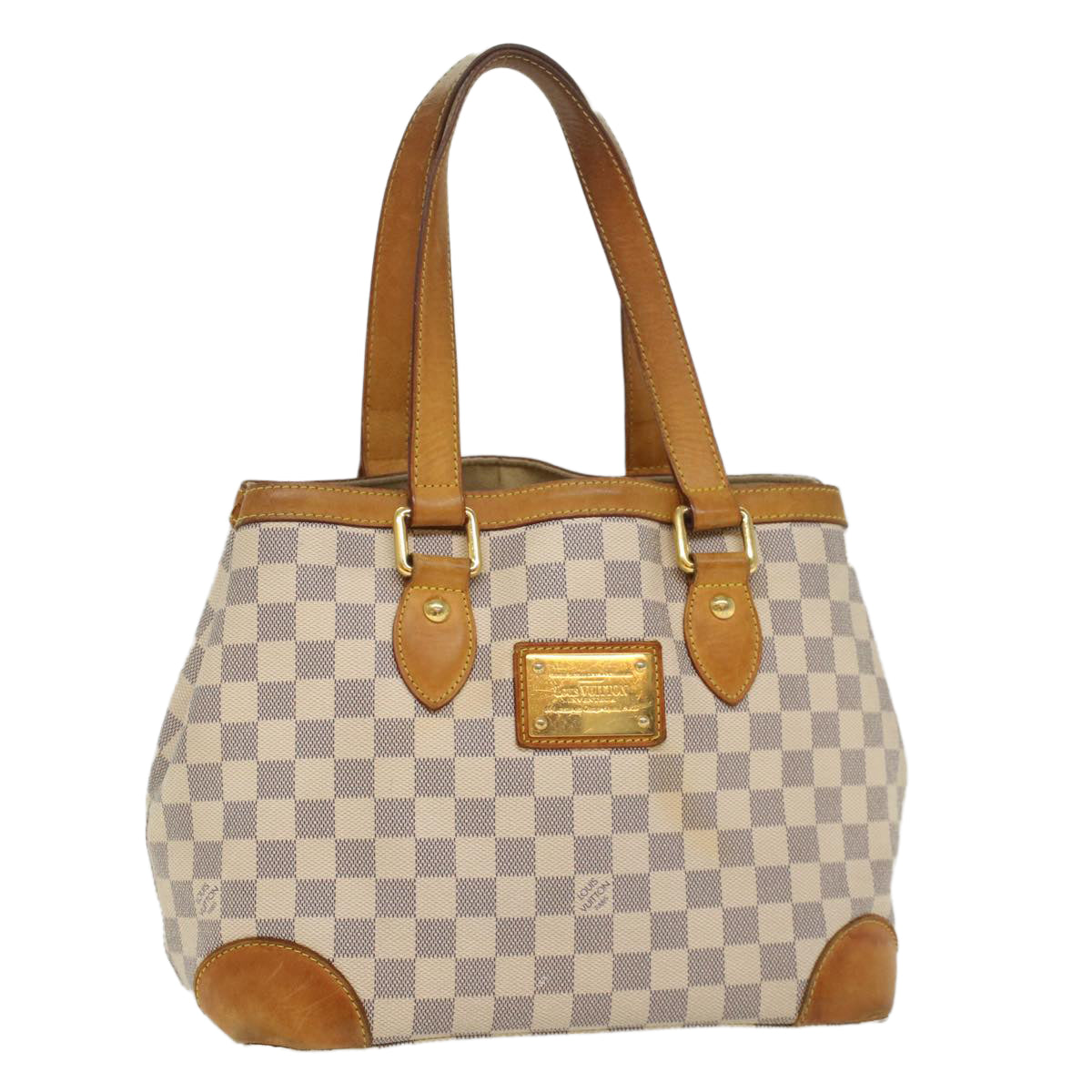 LOUIS VUITTON Damier Azur Hampstead PM Tote Bag N51207 LV 55125