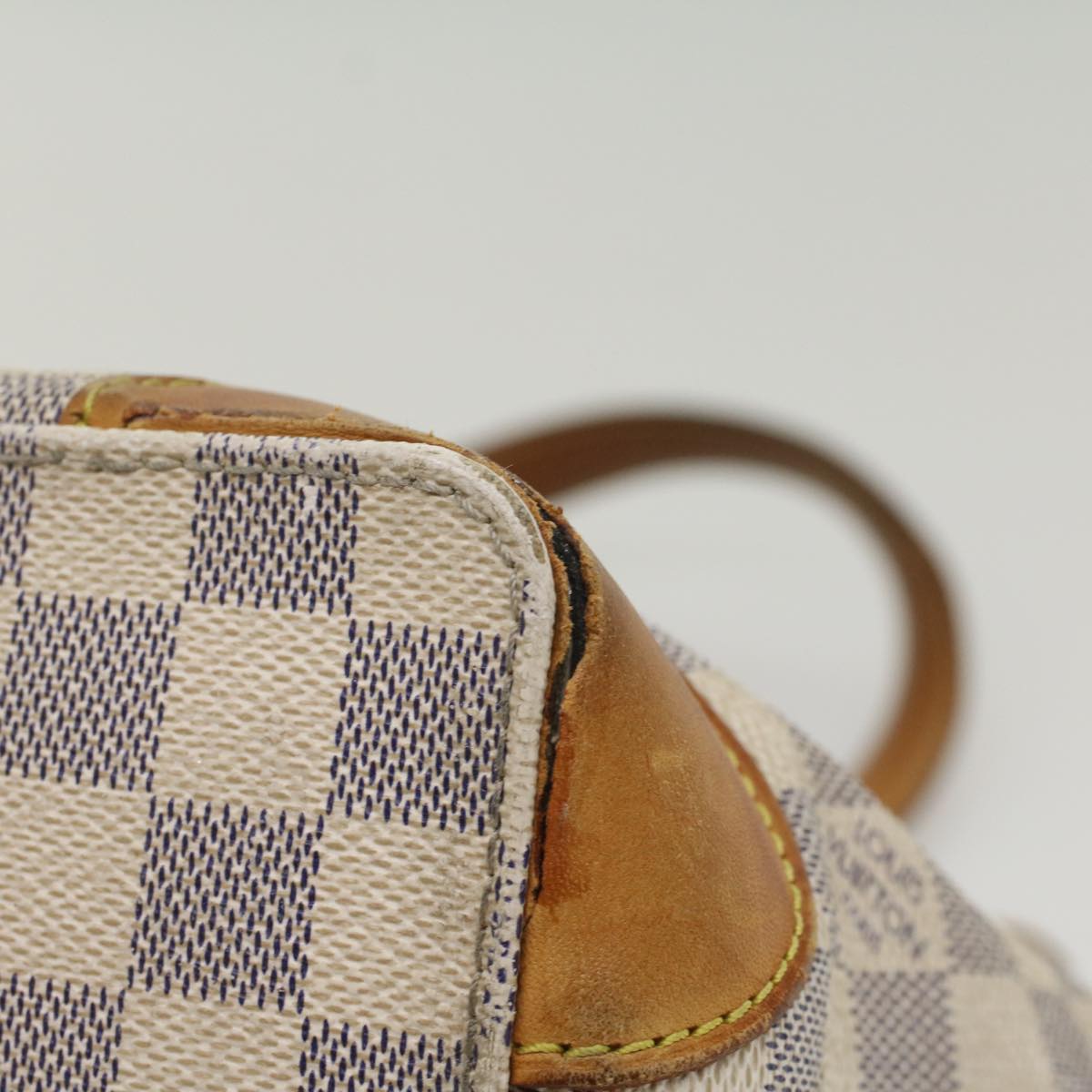 LOUIS VUITTON Damier Azur Hampstead PM Tote Bag N51207 LV 55125