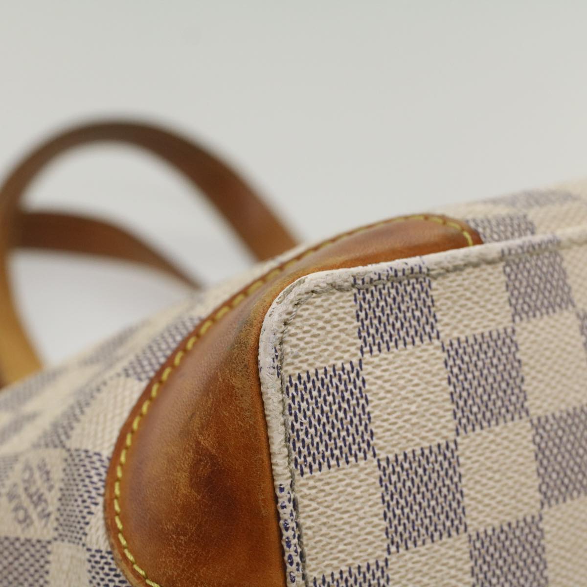LOUIS VUITTON Damier Azur Hampstead PM Tote Bag N51207 LV 55125