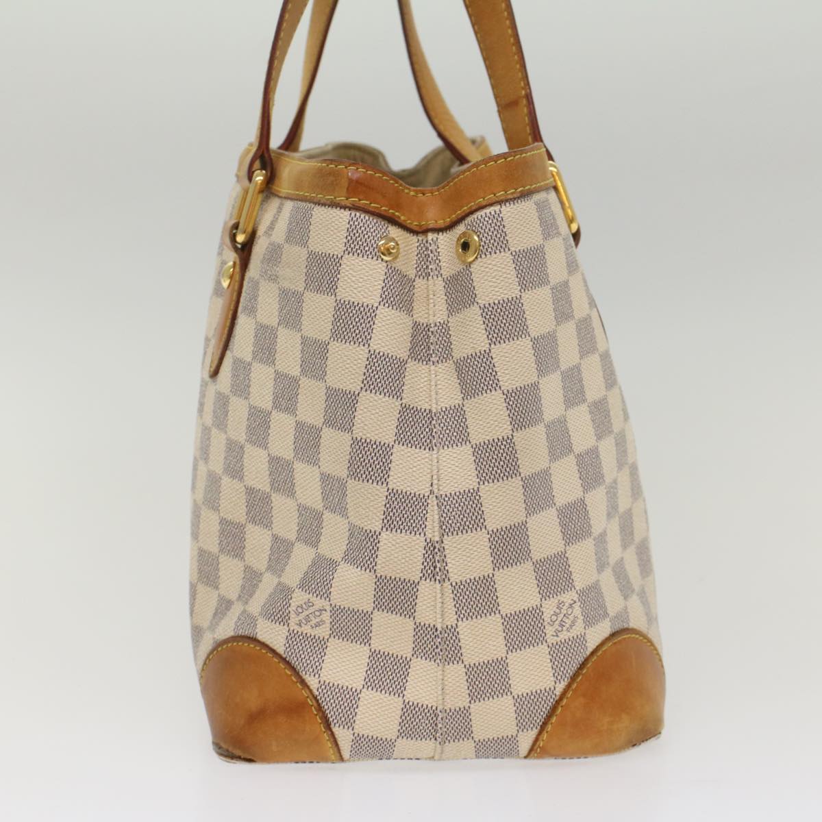 LOUIS VUITTON Damier Azur Hampstead PM Tote Bag N51207 LV 55125