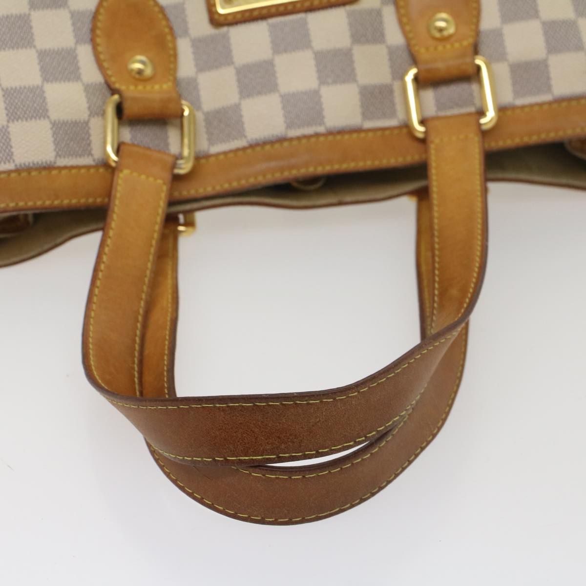 LOUIS VUITTON Damier Azur Hampstead PM Tote Bag N51207 LV 55125